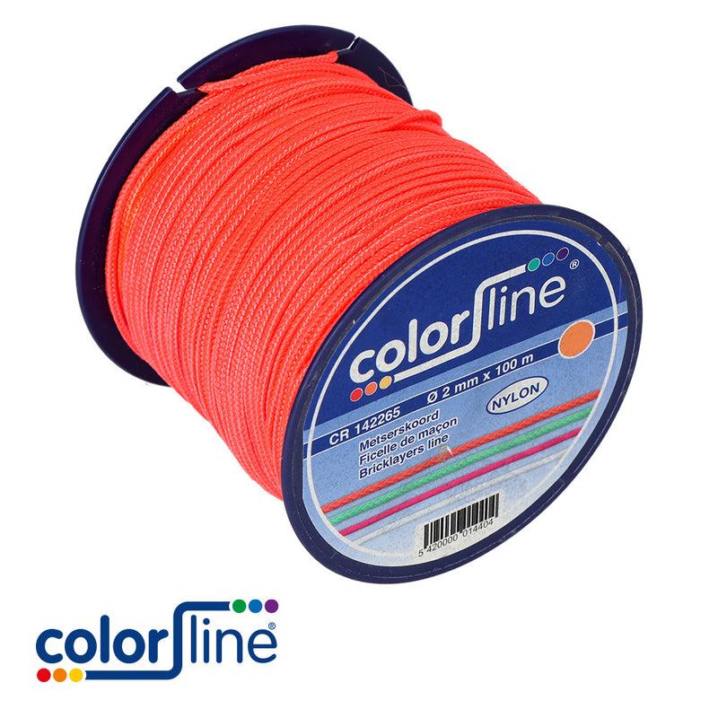 Ficelle de maçon – Nylon – ORANGE FLUO