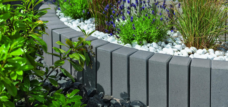 Palissades la tierra 18,75/12/100 cm anthracite