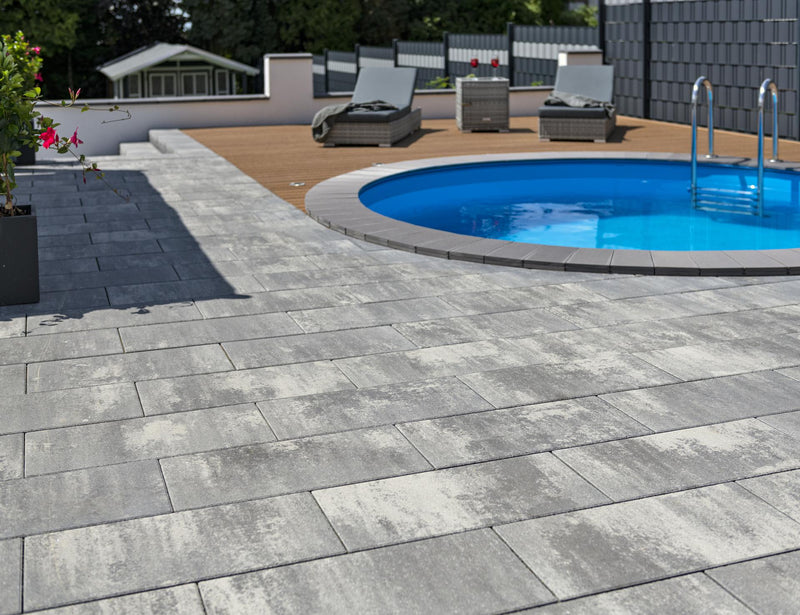 Dalles la tierra 60/30/5 cm gris-anthracite-nuanc.