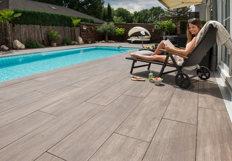 Xantos beton+ 120/30/5 cm brun nuance