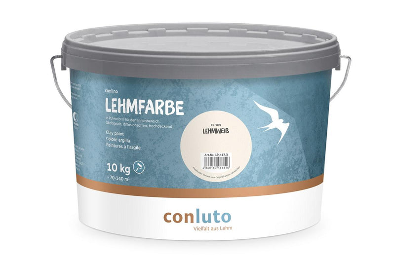 Peinture d'argile CL109 lehmweiss 5KG eimer