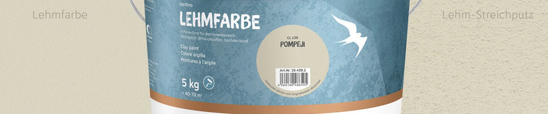 Peinture d'argile CL139 pompeji 5KG seau