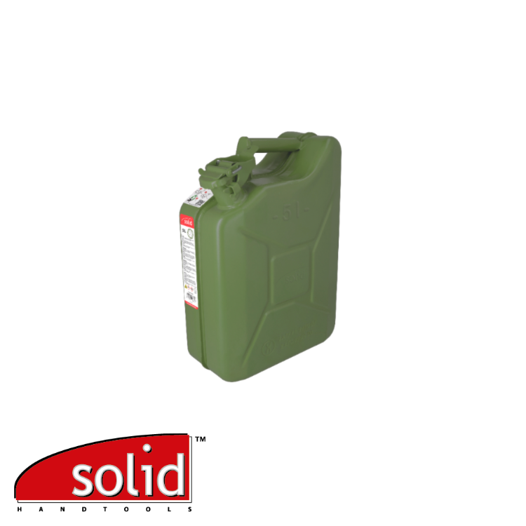 Jerrycan SOLID VERT – métal pour essence – avec fermeture sécurité