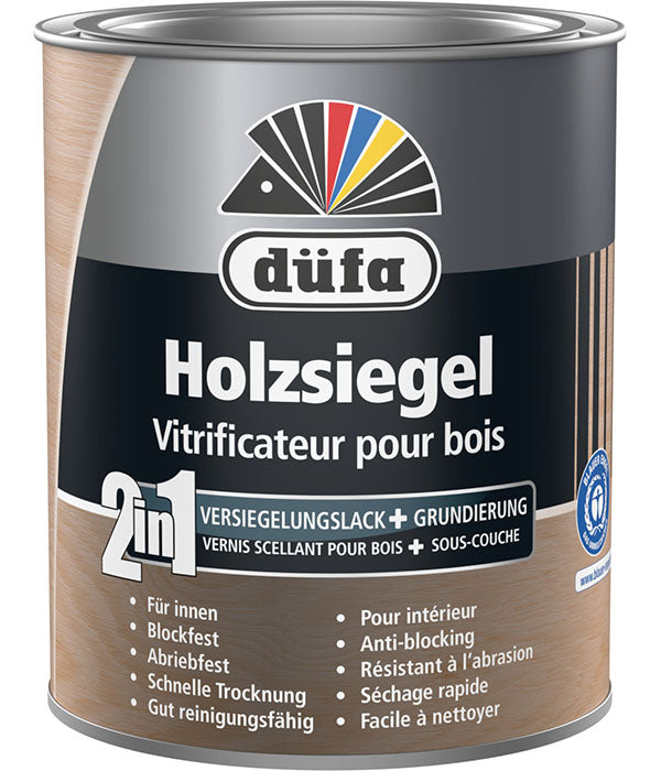 Düfa 2 in 1 sellant pour bois finition satinee 750ML