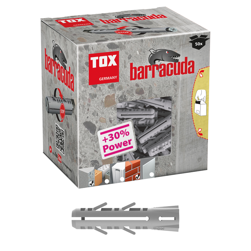 Cheville à expansion barracuda 10/50 (50 pc)