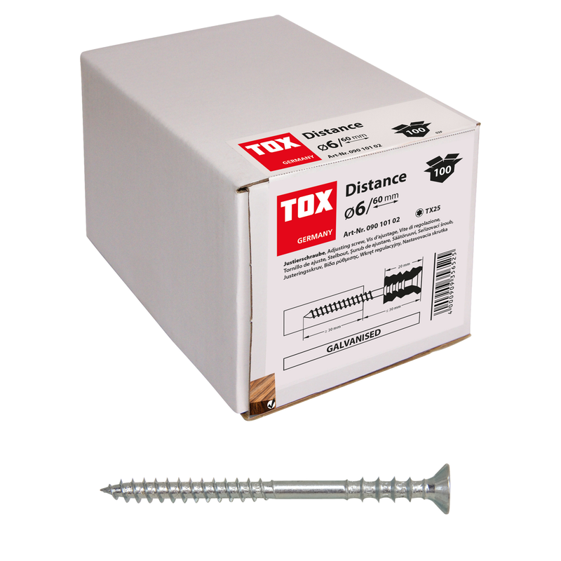 TOX Distance 6x120 (100 pc) – vis d'ajustement