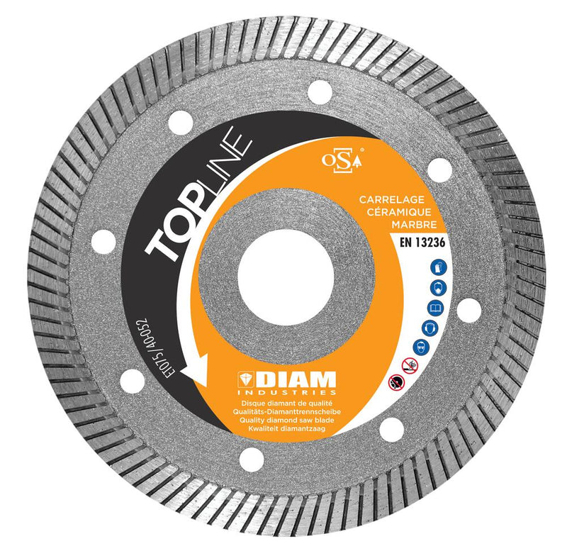 Disque diamant Ø230/22.23 pour carrelage/pierre dure