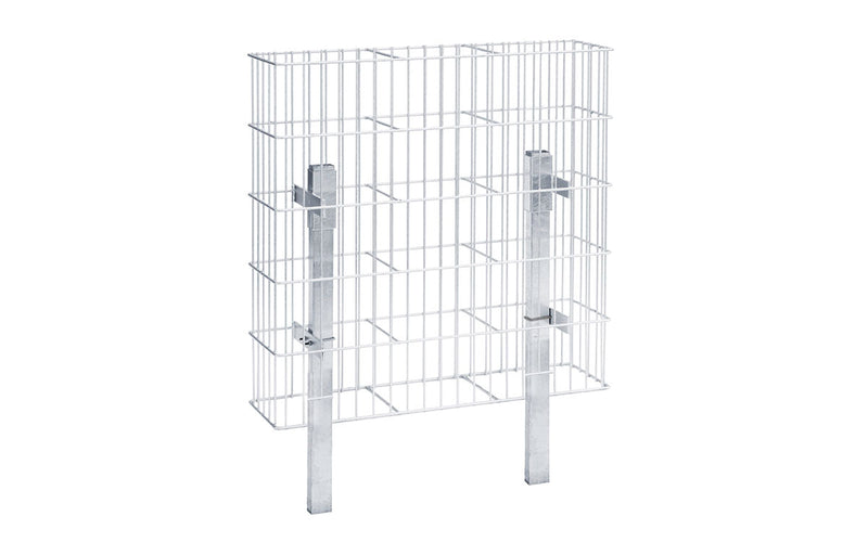 Gabion Jumbo avec poteaux – Galvanisé