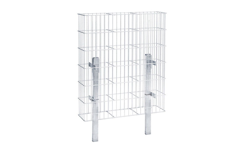 Gabion Jumbo avec poteaux – Galvanisé