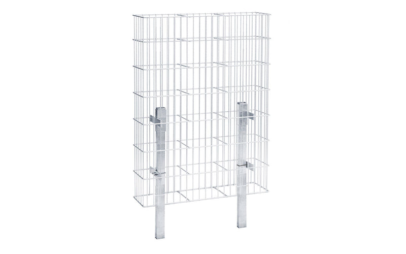 Gabion Jumbo avec poteaux – Galvanisé