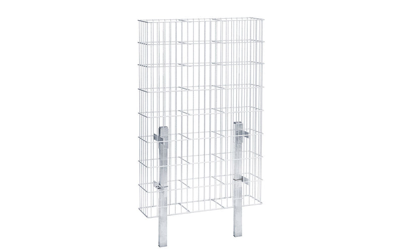 Gabion Jumbo avec poteaux – Galvanisé