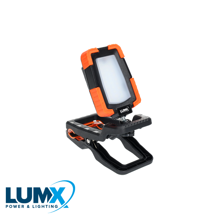 Lampe LED à pince 360° CL-20 - 20W - 1800 lumen - IP65, rechargeable