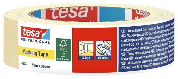 Tesabande krepp 25 mm x 50M
