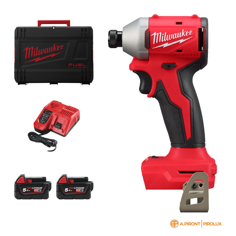 M18™ Brushless visseuse à chocs ¼″ Hex – M18 BLIDR – contenu de la boîte M18 BLIDR-502X