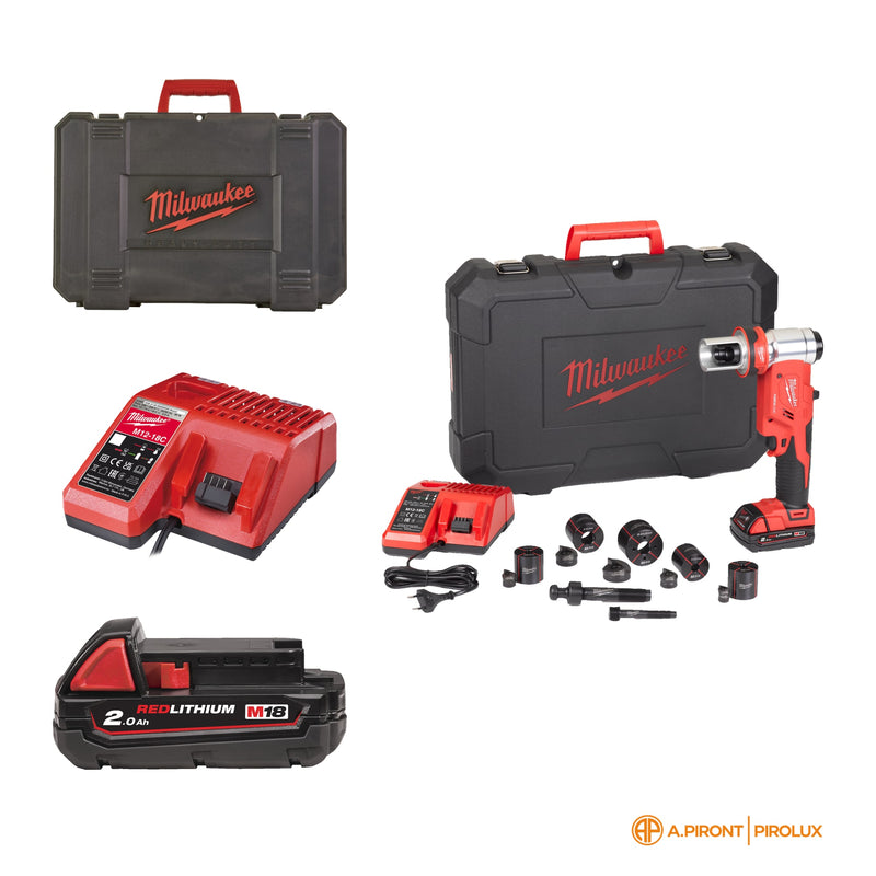 M18™ emporte-pièce hydraulique FORCE LOGIC™ – M18 HKP – contenu de la boîte M18 HKP-201CA