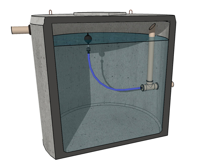 Citerne a eau Remacle tempo + 7.500 L