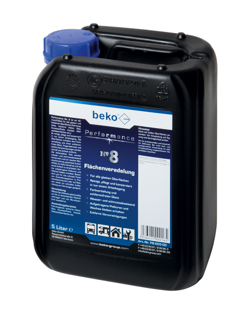 beko Performance No. 8 finition de surfaces en bidon