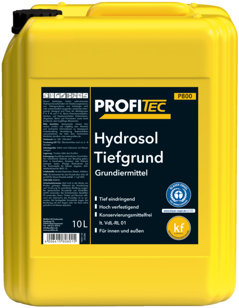 Profitec P800 hydrosol tiefgrund 10L
