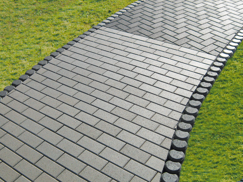 Pave rectangulaire 10/20/6 cm (+10/10/6) anthracite