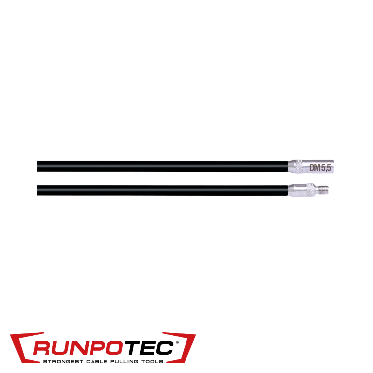 RUNPOSTICKS Noir/medium Ø 5,5 mm/0,1772 in. 2x1m