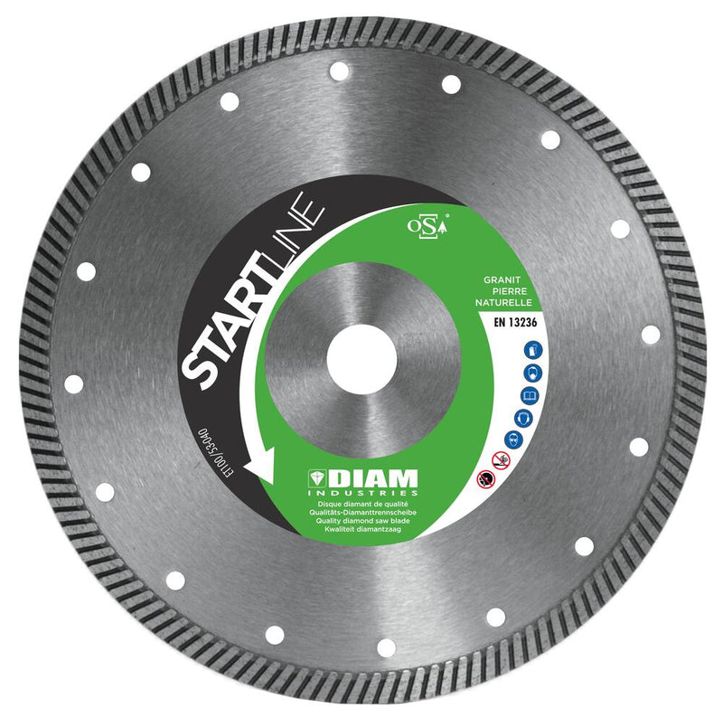 Disque diamant Ø125/22.23 pour beton/pierres naturel