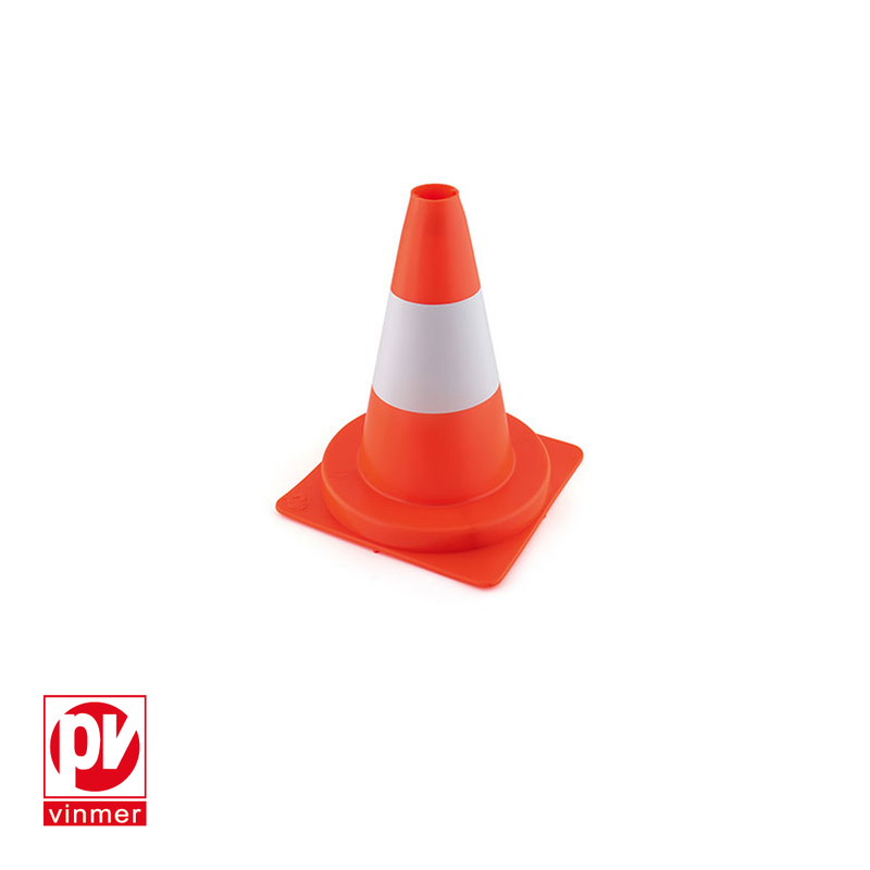 Cône orange fluo – PVC flexible