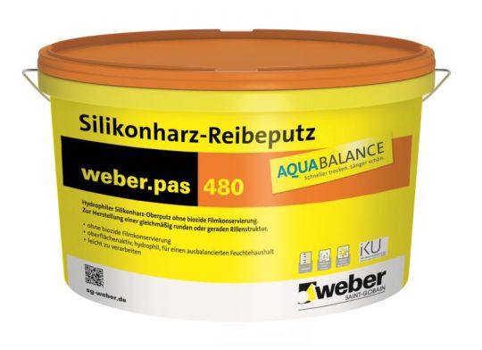 Weber pas 480 aqua balance 25 kg blanc standard