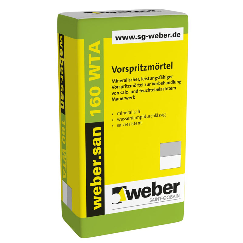 Weber san 160 wta vorspritzmörtel 30 kg