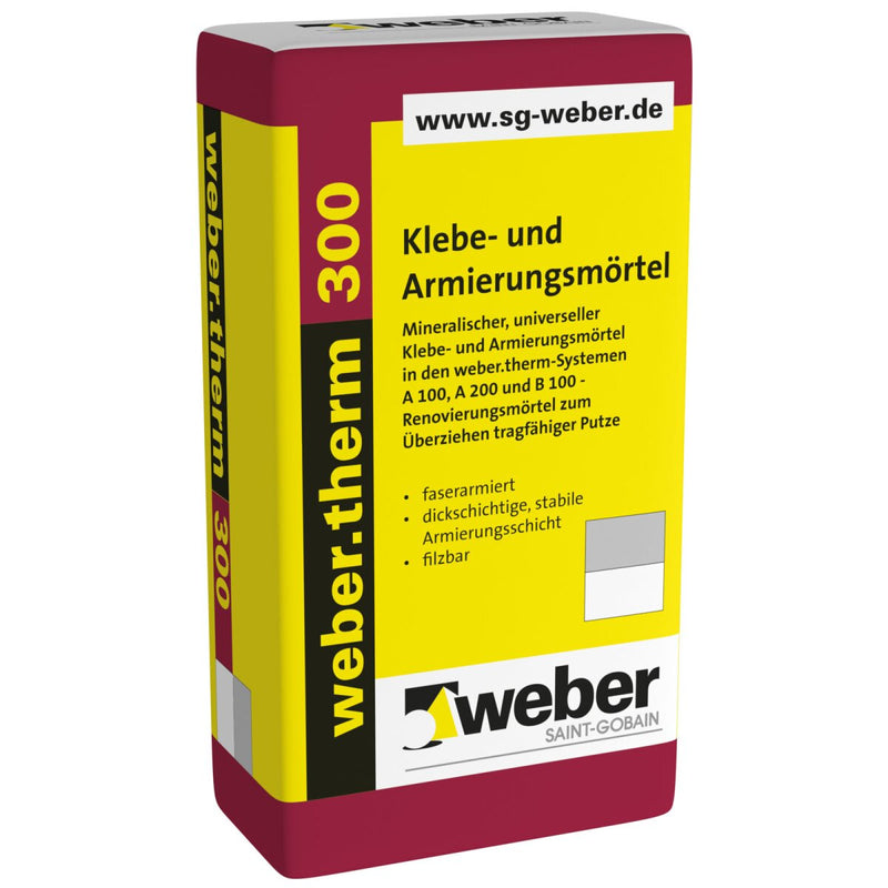 Weber therm 300 mortier pour collage et armature 30 kg