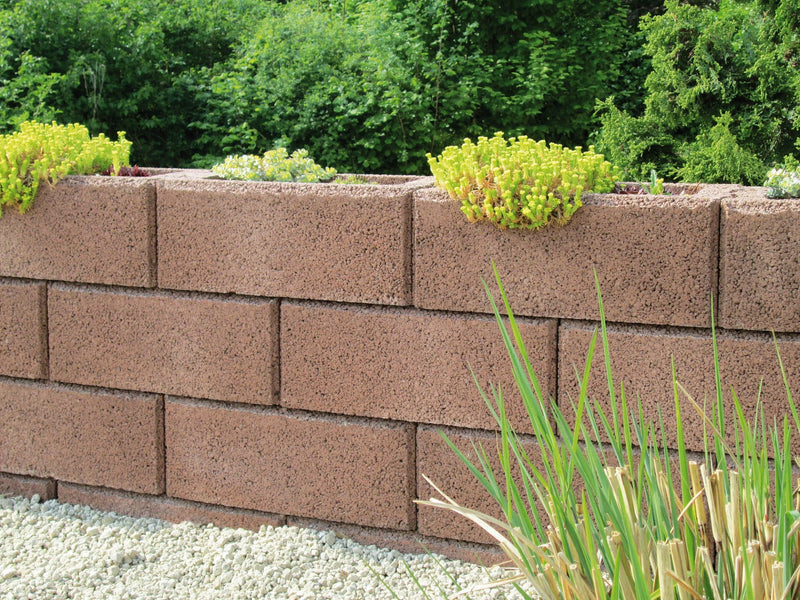 Terrasto pfeiler 37,5x37,5x20 cm brun