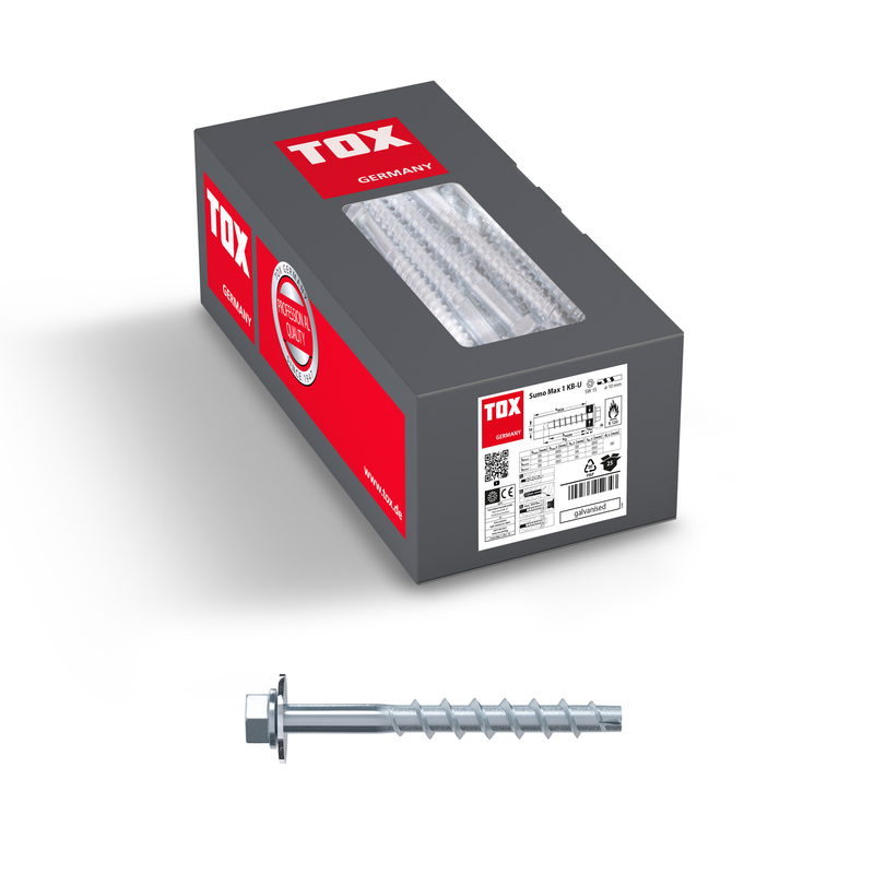 Vis à béton sumo max 1 kb-u 10X240 (25 pc)
