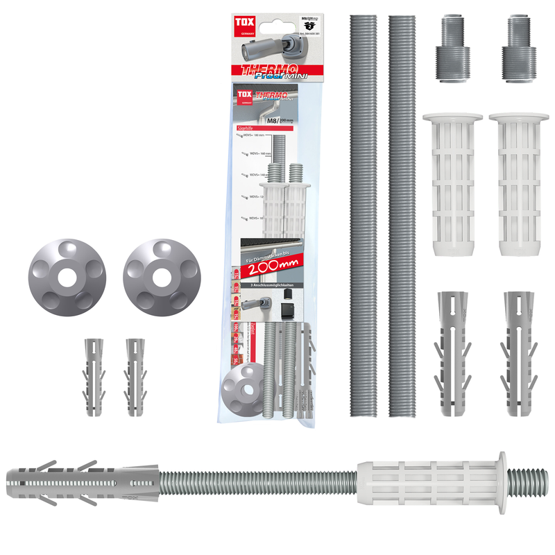 Système de montage thermo proof mini M8X200 (2 pc)