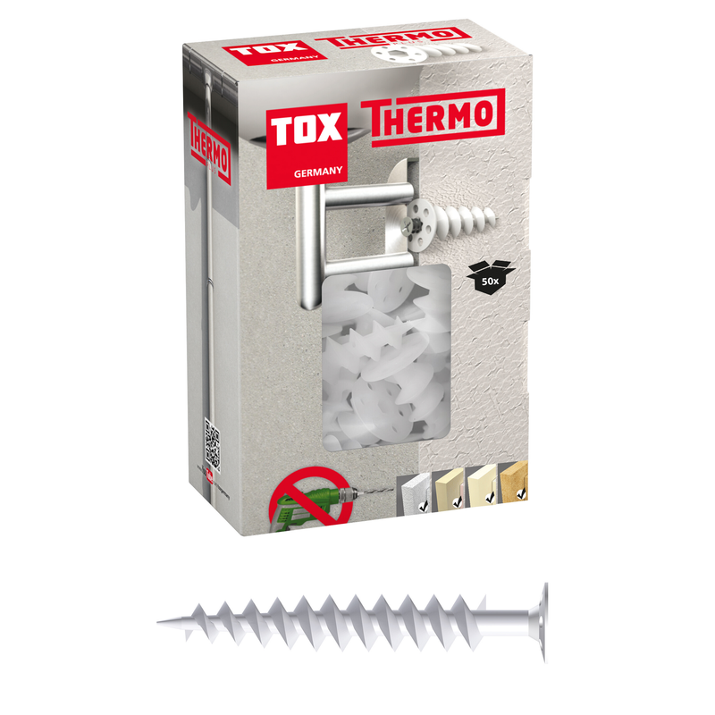 Cheville pour isolants thermo 50 (50 pc)