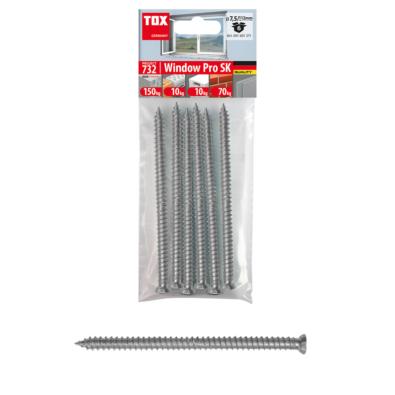 Vis pour cadre window pro sk 7,5/182 (6 pc)