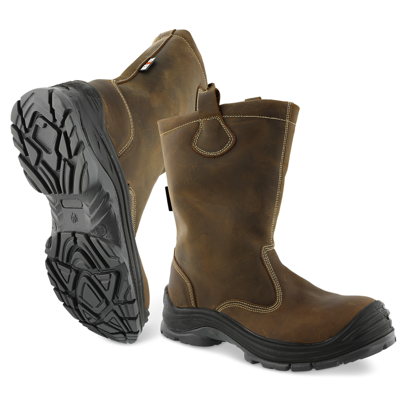 Crixus S3 bottes de sécurité brun 37