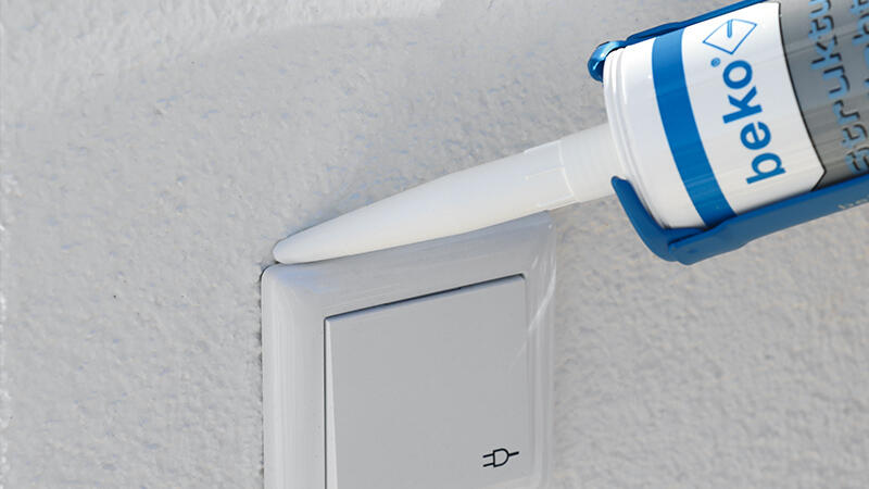 beko Mastic structuré blanc structuré, granulométrie 2, moyenne