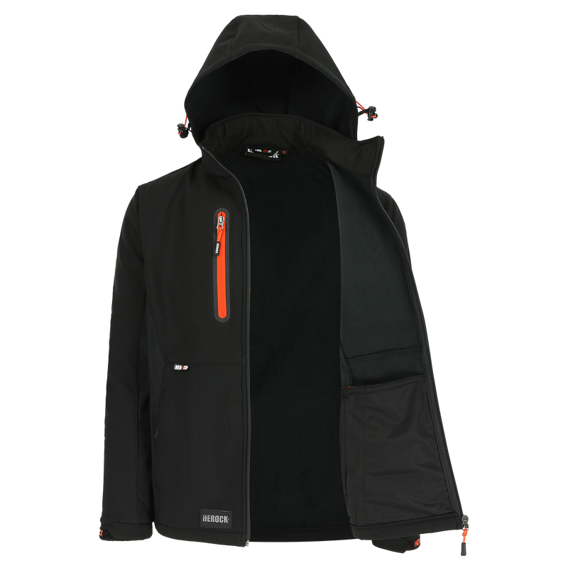 Trystan softshell veste noir L