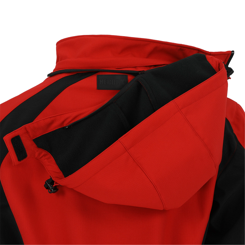 Trystan softshell veste rouge/noir L (liquidation)