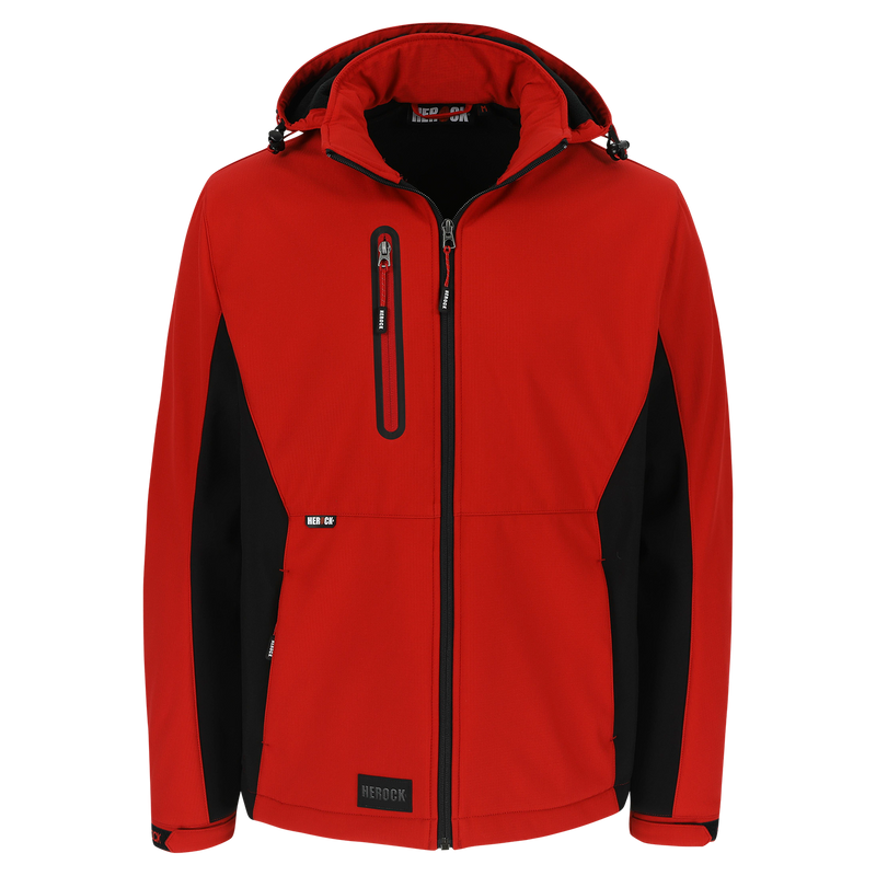 Trystan softshell veste rouge/noir XXL (liquidation)