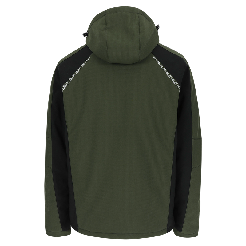 Taris softshell veste kaki foncé/noir L