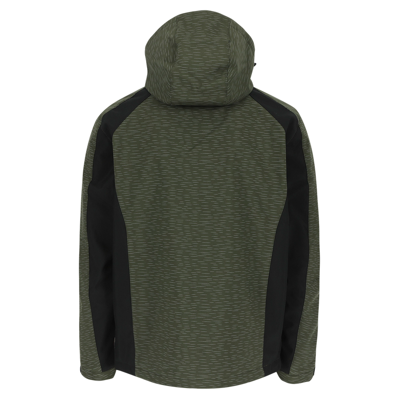 Flexor softshell veste kaki/noir réfléchissante L