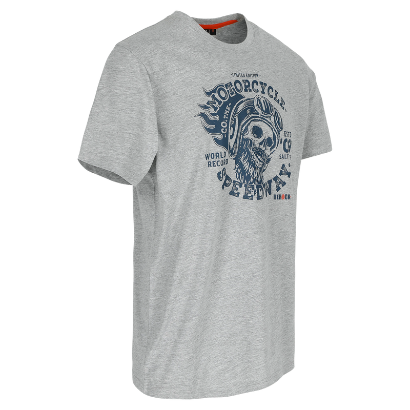Motorcycle t-shirt manches courtes gris claire L limited edition
