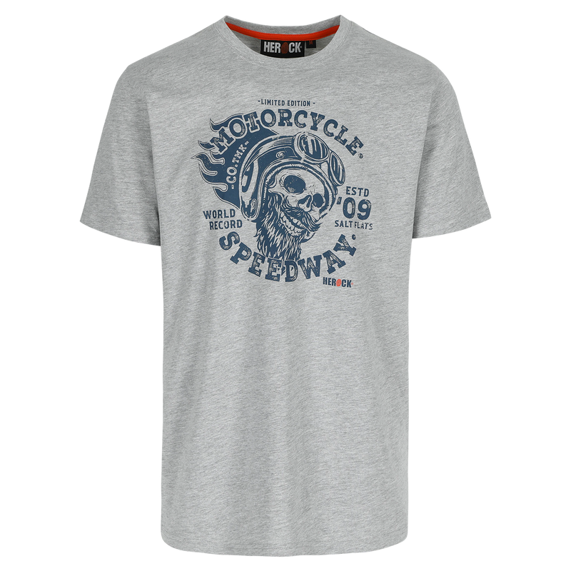 Motorcycle t-shirt manches courtes gris claire s limited edition