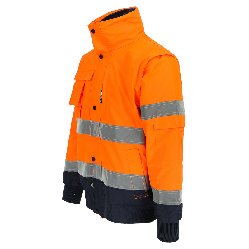 Tarvos high viz veste fluo orange/marine L