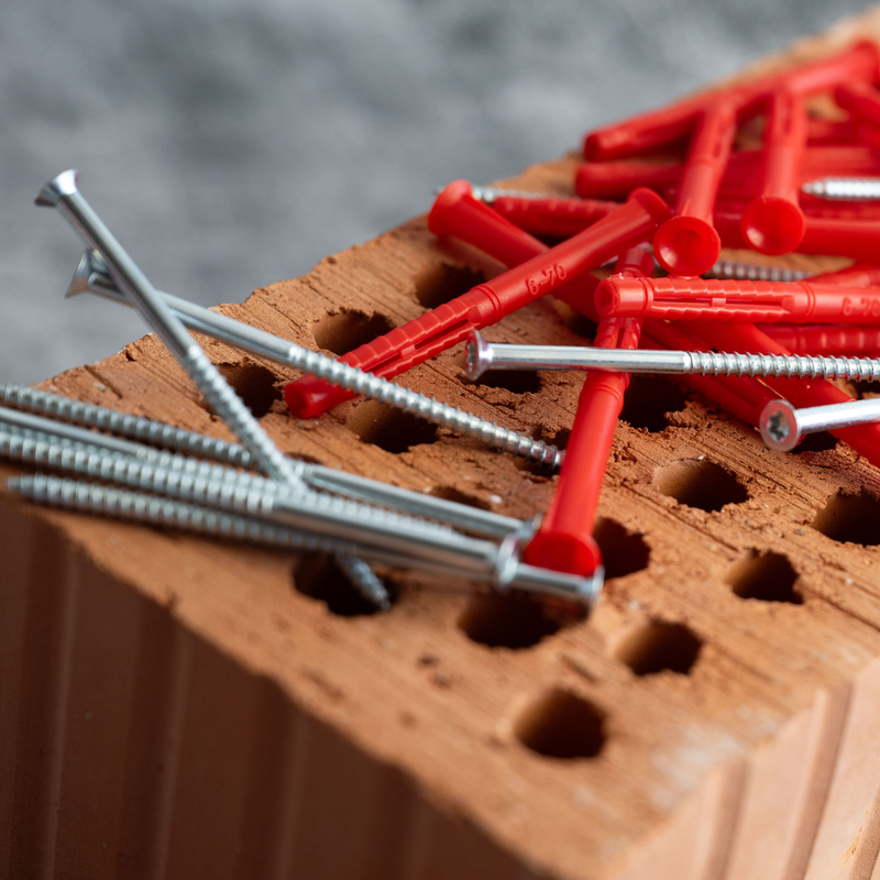 TOX Constructor 6/50 + S (10 pc) – chevilles pour cadres à usage général
