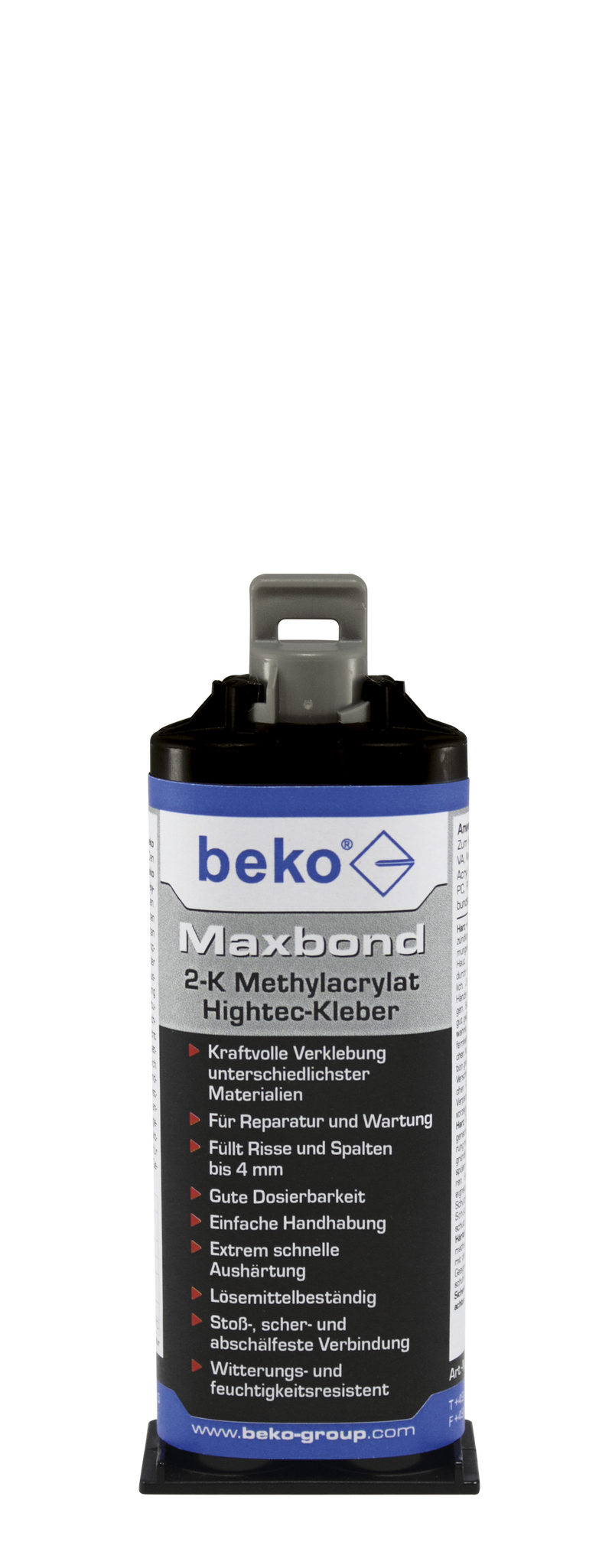 beko Maxbond colle Hightec bicomposant, avec 3 mélangeurs statiques