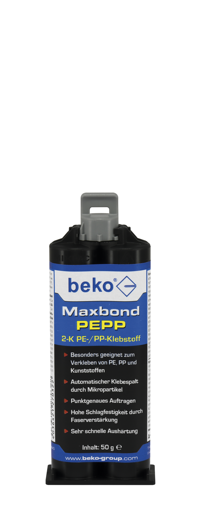 beko Maxbond PEPP colle PE/PP bicomposant avec 3 mélangeurs statiques