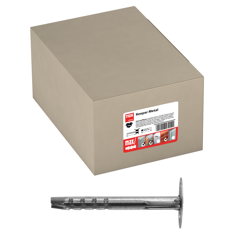 TOX Keeper Metal 8/110 (100 pc) – support d'isolation