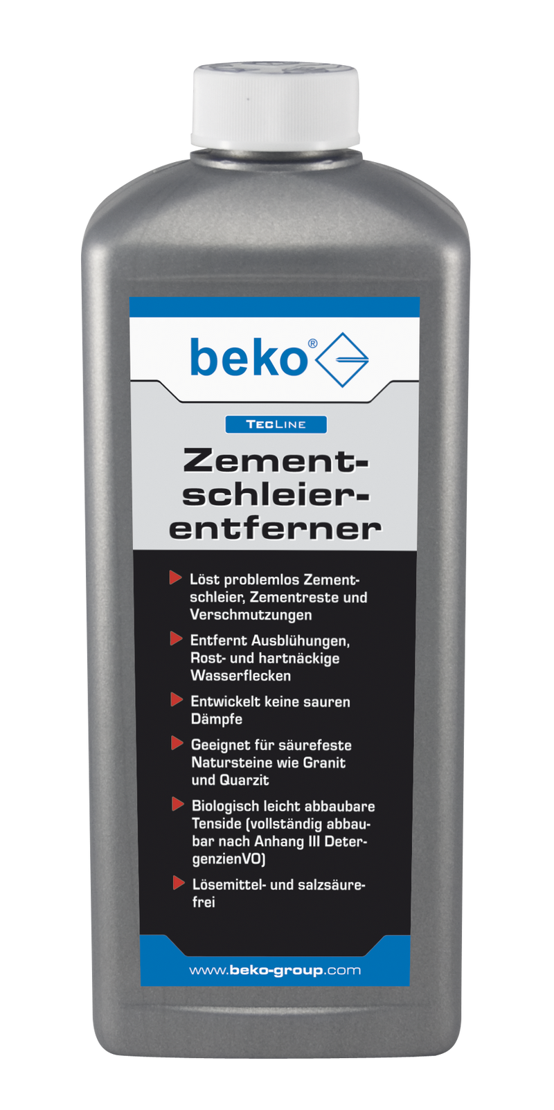 beko TecLine Nettoyant voile de ciment en flacon