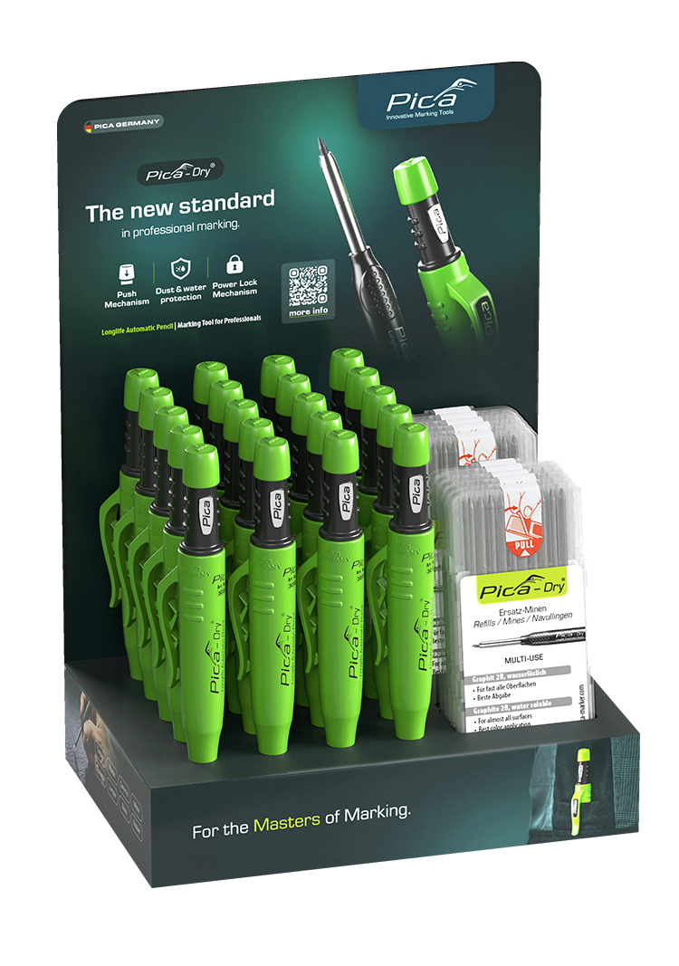 Pica dry display graphite